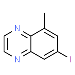 Quinoxaline, 7-iodo-5-methyl- (9CI)结构式