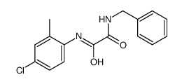 N-benzyl-N'-(4-chloro-2-methylphenyl)oxamide Structure