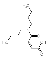 (Z)-3-(dibutylcarbamoyl)prop-2-enoic acid Structure