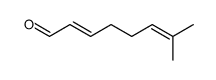 7-methylocta-2,6-dienal结构式