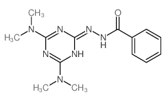Benzoic acid,2-[4,6-bis(dimethylamino)-1,3,5-triazin-2-yl]hydrazide Structure