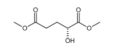 (2R)-2-hydroxyglutaric acid dimethyl ester结构式