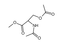 N,O-Diacetyl-DL-Serine methyl ester结构式