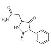 4-Imidazolidineacetamide,5-oxo-1-phenyl-2-thioxo- structure