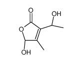 2(5H)-Furanone, 5-hydroxy-3-[(1S)-1-hydroxyethyl]-4-methyl- (9CI) Structure