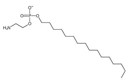 2-aminoethyl hexadecyl phosphate Structure