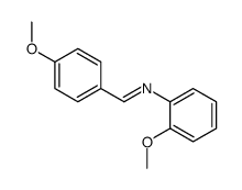 N-(2-methoxyphenyl)-1-(4-methoxyphenyl)methanimine Structure