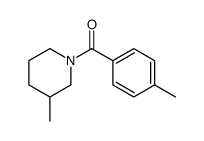 3-Methyl-1-(4-Methylbenzoyl)piperidine Structure