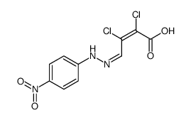 2,3-DICHLORO-4-[2-(4-NITROPHENYL)HYDRAZONO]BUT-2-ENOIC ACID Structure