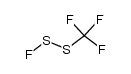 fluoro(trifluoromethyl)disulfane Structure