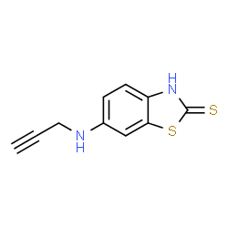 2(3H)-Benzothiazolethione,6-(2-propynylamino)-(9CI) structure