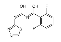 2,6-difluoro-N-(1,3,4-thiadiazol-2-ylcarbamoyl)benzamide Structure