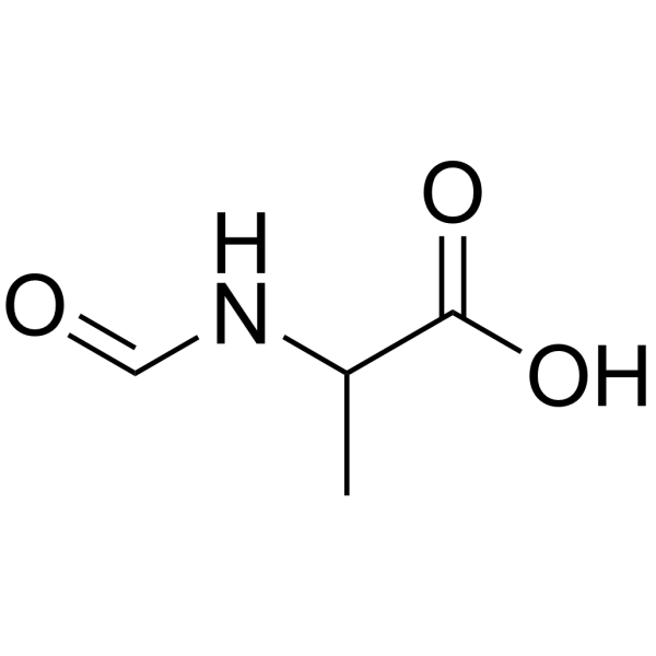 n-formyl-dl-alanine Structure