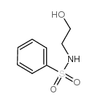 N-(2-hydroxyethyl)benzenesulfonamide structure