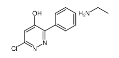 6-chloro-3-phenylpyridazin-4-ol, compound with ethylamine (1:1) Structure