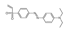 4-[(4-ethenylsulfonylphenyl)diazenyl]-N,N-diethylaniline Structure
