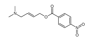 4-Nitro-benzoic acid (E)-4-dimethylamino-but-2-enyl ester结构式