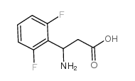 3-AMINO-3-(2,6-DIFLUORO-PHENYL)-PROPIONIC ACID structure