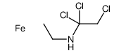 iron,1,1,2-trichloro-N-ethylethanamine结构式