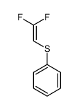 2,2-difluoroethenylsulfanylbenzene Structure