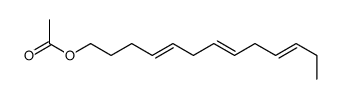 (Z,E,Z)-trideca-4,7,10-trien-1-yl acetate Structure