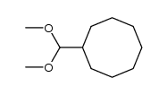 cyclooctyl carboxaldehyde dimethyl acetal Structure