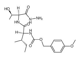Z(OMe)-Ile-Thr-NHNH2结构式