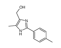 [5-methyl-2-(4-methylphenyl)-1H-imidazol-4-yl]methanol结构式