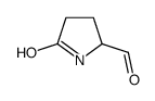 5-oxopyrrolidine-2-carbaldehyde结构式