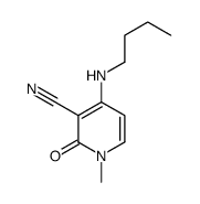4-(butylamino)-1-methyl-2-oxopyridine-3-carbonitrile结构式