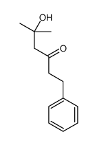 5-hydroxy-5-methyl-1-phenylhexan-3-one结构式