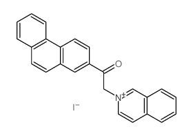 2-isoquinolin-2-yl-1-phenanthren-2-yl-ethanone Structure