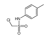1-chloro-N-(4-methylphenyl)methanesulfonamide结构式