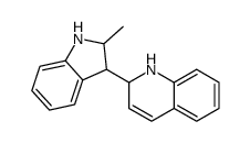 2-(2-methyl-2,3-dihydro-1H-indol-3-yl)-1,2-dihydroquinoline结构式