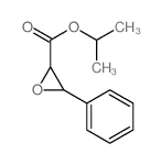 2-Oxiranecarboxylicacid, 3-phenyl-, 1-methylethyl ester Structure