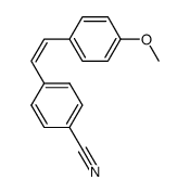 (Z)-4-(4-methoxystyryl)benzonitrile结构式