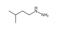 (3-methylbutyl)hydrazine结构式