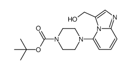 tert-butyl 4-[3-(hydroxymethyl)imidazo[1,2-a]pyridin-5-yl]piperazine-1-carboxylate Structure