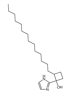 1-(1H-Imidazol-2-yl)-2-tetradecylcyclobutanol structure