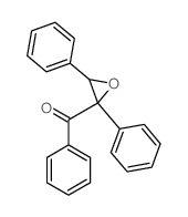 Methanone,(2,3-diphenyl-2-oxiranyl)phenyl- Structure