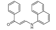 1-benzoyl-2-(naphth-1-ylamino)ethene Structure