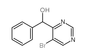 (5-Bromopyrimidin-4-yl)(phenyl)methanol Structure