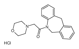 1-(6,11-dihydrobenzo[c][1]benzazepin-5-yl)-2-morpholin-4-ylethanone,hydrochloride结构式