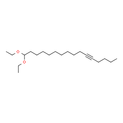 16,16-Diethoxy-5-hexadecyne结构式