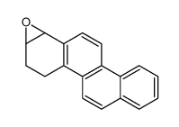 chrysene,1,2,3,4-tetrahydro-1,2-epoxy Structure
