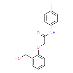 2-[2-(Hydroxymethyl)phenoxy]-N-(4-methylphenyl)acetamide structure