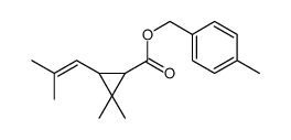 (4-methylphenyl)methyl 2,2-dimethyl-3-(2-methylprop-1-enyl)cyclopropane-1-carboxylate Structure