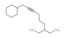 N,N-diethyl-6-(1-piperidyl)hex-4-yn-1-amine Structure