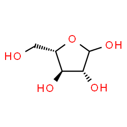 L-Arabinofuranose(9CI)结构式