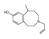 6-methyl-3-prop-2-enyl-2,4,5,6-tetrahydro-1H-3-benzazocin-8-ol结构式